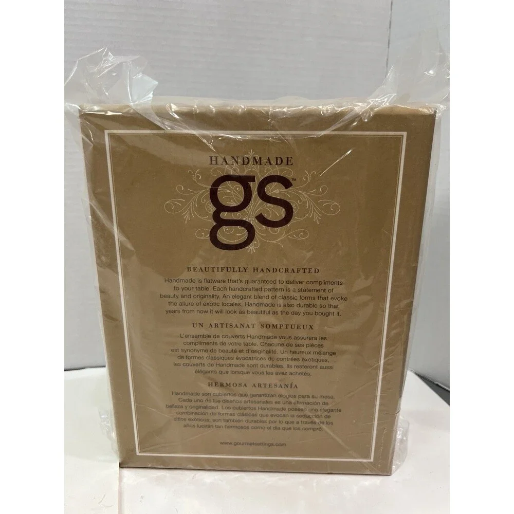Gourmet Settings 18/10 Stainless TREBLE CLEF Flatware 20 Pc Service For 4